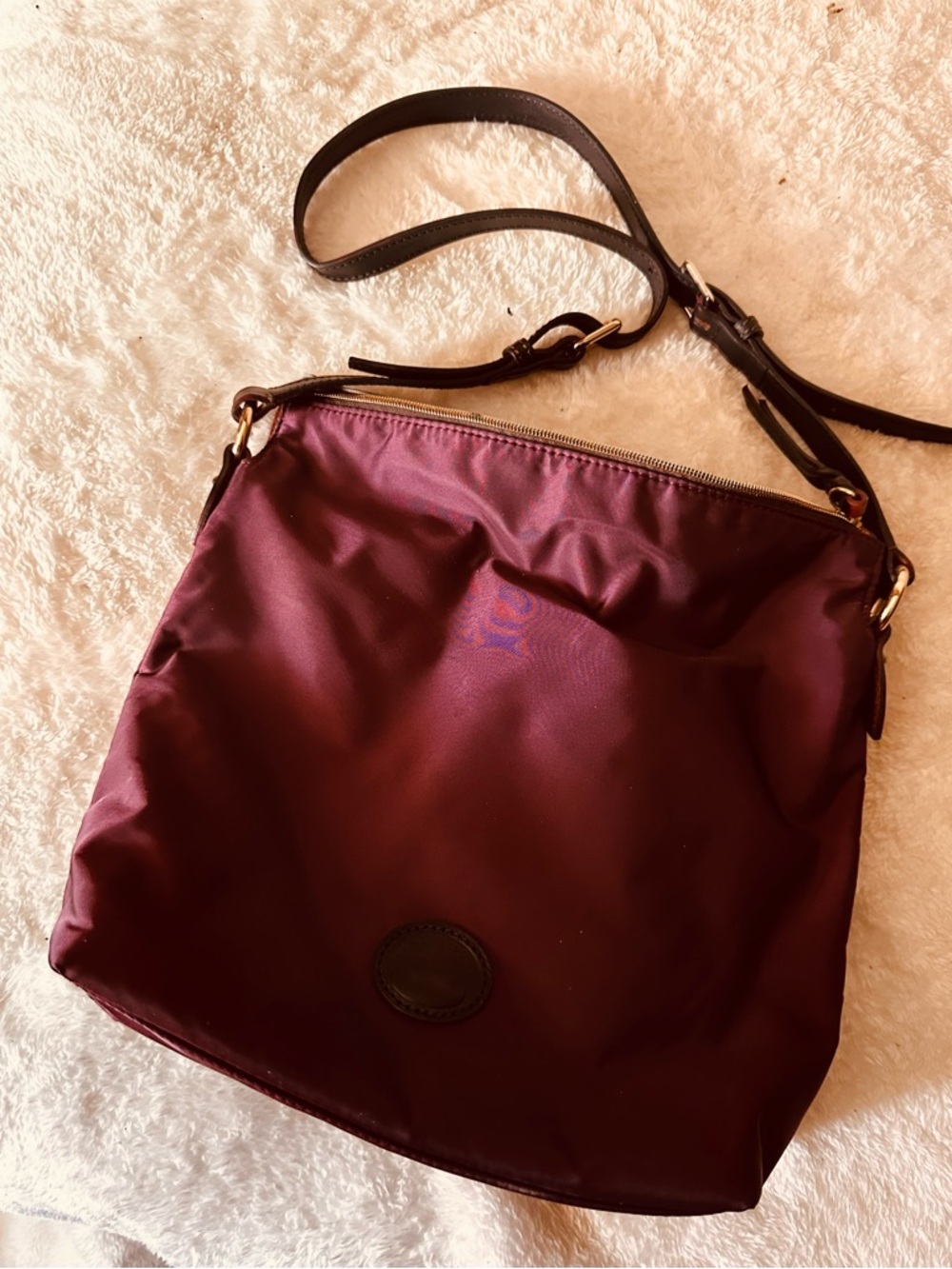 Dooney & Burke Nylon Plum 💜Crossbody Bag.